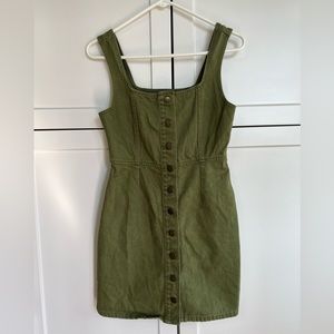 Urban Outfitters - SZ 4- Denim Button Up Dress Jumper